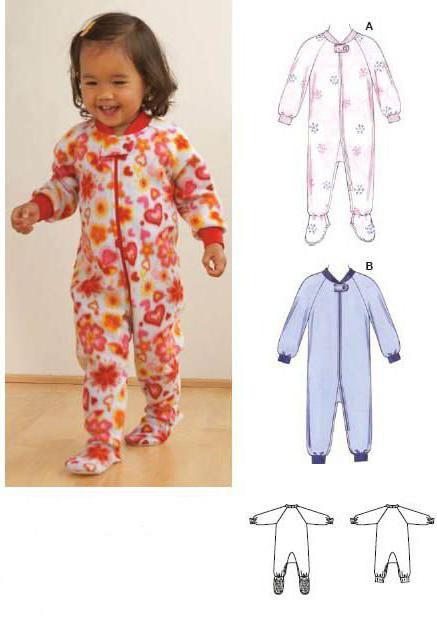  pyžamo detský vzor jednoduchý