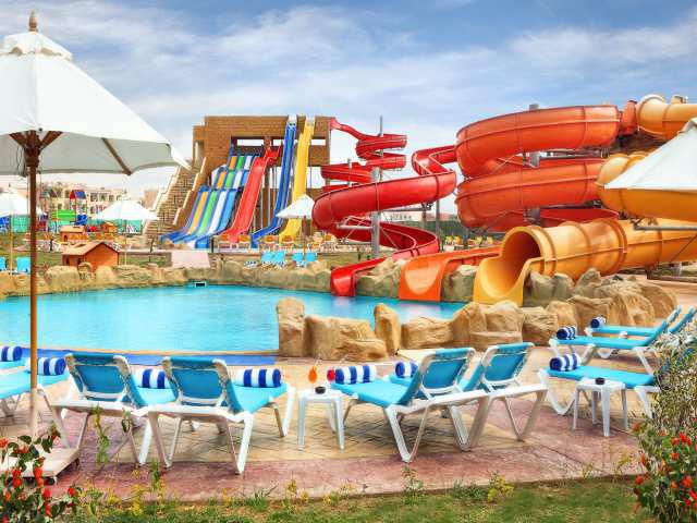 Egypt hotel Hurghada s vodným parkom